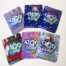 wholesale 35g packaging bags mylar laser storage resealable plastic pack bag GALACTIC XMAS BLUEBERRY COCONUT Rguqw