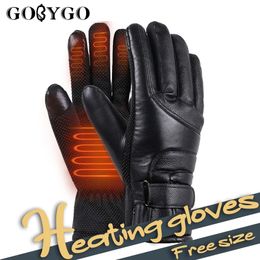 Hand Foot Warmer GOBYGO Outdoor Winter Electric Heating Gloves Warmth Waterproof Windproof Snowboard Cycling Motorcycle Bicycle Ski Hand Warmer 231116