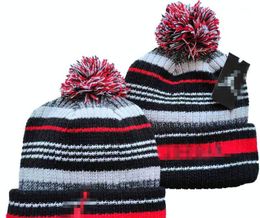 Fashion Designer hats Brand Michael Hat Flight Beanies Chicago 23 Men's and women's beanie fall/winter thermal knit hat brand bonnet plaid Skull Hat Luxury warm cap a38