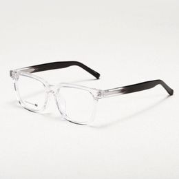 Optical Eyeglasses For Men Women Retro Designer NN-106 Fashion Acetate Fiberglass Frames European and American Square Style Anti-Blue Light Lens Plate With Box