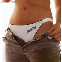 Women's Panties SP CITY French Stain Texture Sexy Panties For Women Letter Embroidery Girl Underwear Pearl Lustre Briefs Fashion Ladies Lingerie Q231120