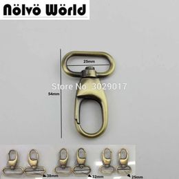 Bag Parts Accessories 30pcs 25mm snap hook swivel hooks thick clasp for Genuine leather purse bags handbags adjusted parts accessories 231116
