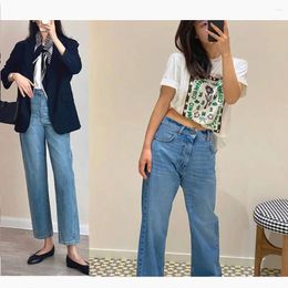 Women's Jeans Women Main Cotton Denimn - Ladies 2023 Fall/Winter In Straight Pants