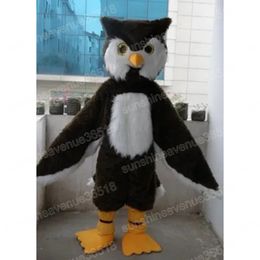 Christmas Brown Owl Mascot Costume Cartoon theme character Carnival Unisex Adults Size Halloween Birthday Party Fancy Outdoor Outfit For Men Women