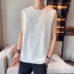 Men's Tank Tops 2023 Summer Affordable Luxury Fashion Vest Men Loose And Comfortable Casual Boutique Clothing Simple Style