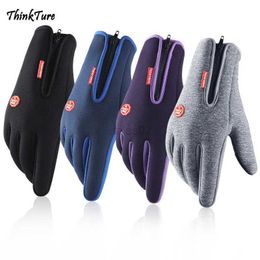 Ski Gloves Winter Touch Screen Ski Gloves Keep Warm Windproof Rainproof Motorcycle Skiing Cycling Snowboard Mittens Ski Cross-country Glove zln231116