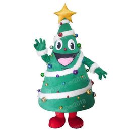 Christmas tree Mascot Costume Adult Size Cartoon Anime theme character Carnival For Men Women Halloween Christmas Fancy Party Dress