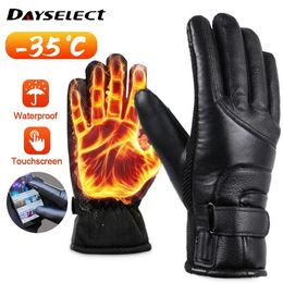 Hand Foot Warmer 1Pair Electric Heated Gloves No Battery USB Thermal Touch Screen Waterproof Motorcycle Hand Warmer Windproof Ski Gloves Men 231116