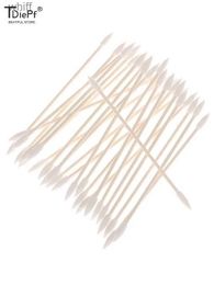 Cotton Swab 25pc/bag 8cm Disposable Cotton Swab Cosmetics Permanent Makeup Health Medical Ear Jewelry Clean Sticks Buds Tip Cotton Head SwabL231116