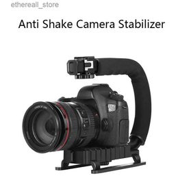 Stabilizers Universal Camera Stabilizer U-shaped DV Handheld C-frame Photography Gimbal Stabilizer for DSLR SLR DV Cameras Mobile Phone Q231116