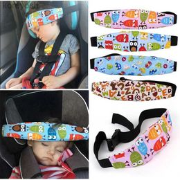 Pillows Kids Car Seat Head Support Belt Adjustable Neck Relief Stabilised Strap Headrest Baby Boy Girl Sleep Positioner Safety PillowL231116