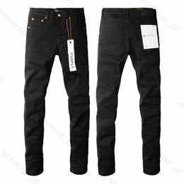 Mens Purple Jeans Designer Jeans Fashion Distressed Ripped Bikers Womens Denim cargo For Men Black Pants rock revival jeans true religious Men purple jeans49R7