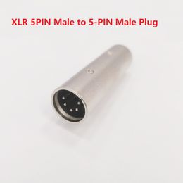 Microphone XLR 5Pin Male to 5-PIN XLR-Male MIC Plug Speaker Adapter Connector / 5PCS