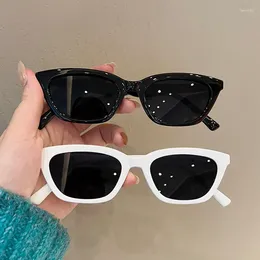 Sunglasses Korean Style Women's Cat Eye Shape UV Protection Sun Glasses For Men Women Fashion Male Female Sunglass