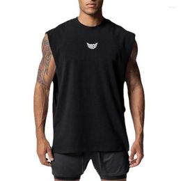 Men's Tank Tops Gym Workout Men Muscle Sleeveless Sportswear T-Shirt Casual Fashion Mesh Quick Dry Vest Bodybuilding Fitness Singlets