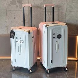 Suitcases Large Capacity Travel Box With Universal Wheels Thickened Luggage Compartment Pull Rod Password 20-inch Mode