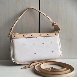 Women's Luxury Rivet Leather Bags Women's Crossbody Bags Envelope White Colour Checker Handbags