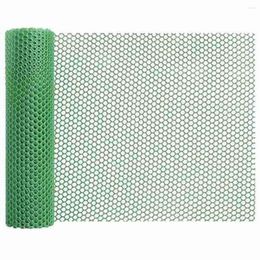 Watering Equipments Reusable Plastic Chicken Wire Fence Mesh Lightweight Durable Hexagonal DIY Project For Home Garden Courtyard(Green)