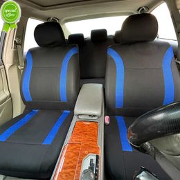 2023 Upgrade Breathable Switch Mesh Seat Car Cover Polyester Cloth Universal Size Sporty Design Full Set Fit for Most SUV Truck