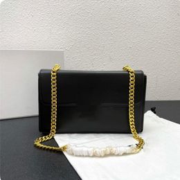 9 days arrive Luxury womens bag Designer fashion crossbody bag Smooth leather shoulder bag Classic retro chain underarm bag Autumn and winter fashion small square ba