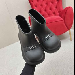 Designer B Rain Boots Luxury Booties Women Fashion Winter Boot Woman Platform Letter SDA