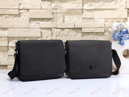 Black Embossed Printed Shoulder Bag Briefcases Designer Business Bag Inclined Bags Luxury Men's Work Package For Office Workers