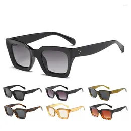 Sunglasses Wholesale Fashion Brand Designer Oversized Big Frame INS Trendy Fashionable Shades Sun Glasses Square For Men Women