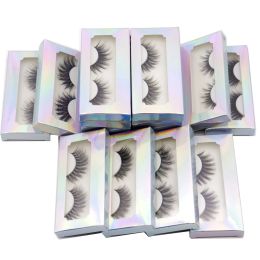 3D Mink Lashes Faux Mink False Eyelashes Natural Long Dramatic Ultra Wispies Fluffy Eyelash Full Strips Fake Eye Lash Extension Makeup 12 LL