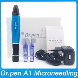 Microneedling pen wireless rechargeable dermapen needle A1 Dr pen derma meso therapy skin care beauty micro needles tools home use facial rejuvenation