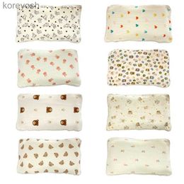 Pillows Reusable Absorbent Baby Bibs Soft Breathable Burp Cloth Cotton Newborn Cartoon Print Pillow Cover Case for Boys GirlsL231116