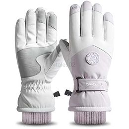 Ski Gloves Winter Ski Snow Gloves for Men Women Youth | Touchscreen Waterproof Cold Weather Hand Warming Gloves Winter Work Gloves zln231116