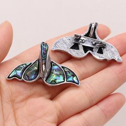 Pendant Necklaces Natural Shell Abalone White Shells Mermaid Fish Tail For Jewelry MakingDIY Necklace Earrings Accessories Charms Gift