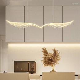 Pendant Lamps Chandeliers Creative Acrylic Dining Room Modern Intelligent Bar Cafe Ceiling Lamp Qingshe Indoor Decoration