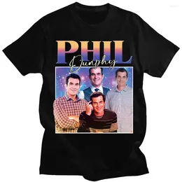 Men's T Shirts Phil Dunphy TV Show Send Friend Gift Shirt Harajuku Interesting Graphics Print Short Sleeve Tee Tops Unisex Casual Streetwear