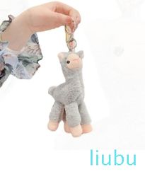 Cute Lovely Alpaca Toy Japanese Alpacas Soft Stuffed Sheep Llama Animal Dolls keychain Doll