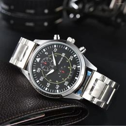 Wristwatches Top Sale Original Brand Watches For Men Luxury Quartz Stell Strap Automatic Date Daily Waterproof Fashion Design Clocks