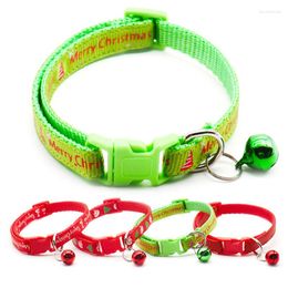 Dog Collars Christmas Pattern Cat Collar Cute Pet Personalized Necklace Harness Accessories Shop Kitten Puppy Supplies