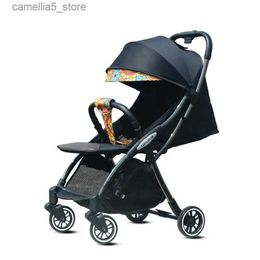 Strollers# 2023 New Lightweight baby stroller travel carry on stroller Portable foldable baby carrige pram trolley Pushchair For Newborn Q231116