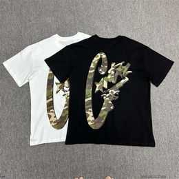 Designer Fashion clothing Luxury Tees TShirts Corteizes Demon Isl New Camouflage Pistol Letter Print Short Sleeve Street Fashion Br Loose Men's Women's T-shirt