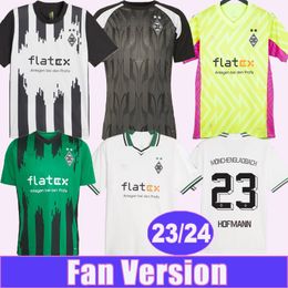 2023 24 Monchengladbach PLEA THURAM Mens Soccer Jerseys LAINER ELVEDI NEUHAUS STINDL HOFMANN Home Away 3d GK Training Football Shirts