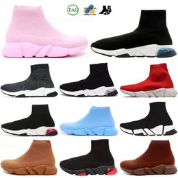 2023 Designer Paris Sock Shoes For Me Women Triple-S black White Red Breathable Sneakers Race Runner Shoes Walking Sports Outdoor