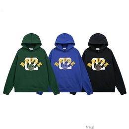 Sweatshirts Mens Womens Designer Hoodies Fashion Streetwear Rhude 23 New High Street Fashion Br Embroidered Letter Hooded Sweatshirt Autumnwinter Versatile Plus