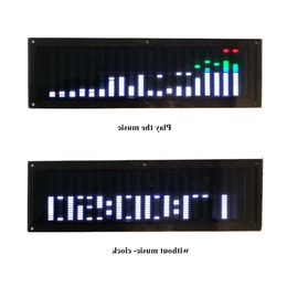 Freeshipping Colourful LED Music Spectrum Display Analyzer 20 Segments 10 Levels MP3 PC Amplifier Audio Level Indicator Music Kxdnt