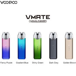 Retail !! Original VOOPOO Vmate Infinity Edition Kit 17W Vape 3ml 900mAh Battery fit Vmate Cartridge V2 0.7ohm/1.2ohm VS V.THRU Pro Pod Vaporizer E Cigarette