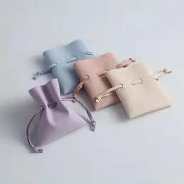 Jewelry Pouches 10pcs Drawstring Bags 7 8cm Small Accessories Organizer DIY Handmade Necklace Rings Gift Packaging Supplies