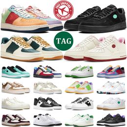 men women 1 one shoes valentines Dark Green Sail Chlorophyll Mushroom Blue Chill Gym Red Pink Foam mens trainer sneakers