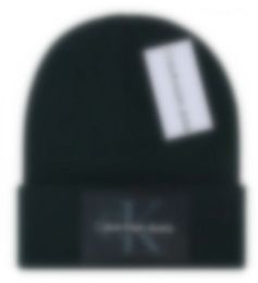 Fashion Designer hats Brand American CK Hat Beanies Men's and women's beanie fall/winter thermal knit hat ski brand bonnet plaid Skull Hat Luxury warm cap A2