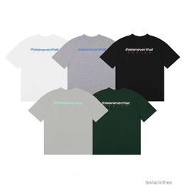 Designer Fashion clothing Luxury Tees TShirts Han China-chic Thisisneverthat Short Sleeved Men's Summer Casual T-shirt Loose 2023 New T-shirt Trend 2023 tops