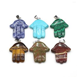 Charms Style Pendant Natural Stone Magic The Hand Of Earth For Jewelry Making DIY Necklace Bracelet Accessory