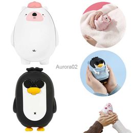 Space Heaters Cartoon Penguin Hand Warmer 6000/10000mAh Pocket Power Bank Bear/Penguin Shape Mobile Power Bank 2 Gear Quick Heater Power Bank YQ231116